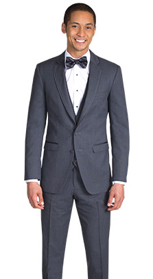 Steel Grey Notch Lapel Suit